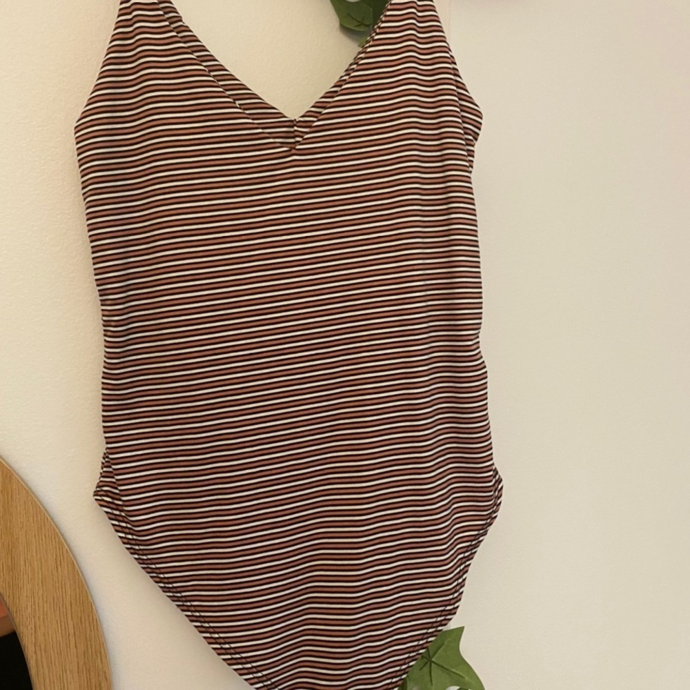 Gaze stripped no day suit in a size xs